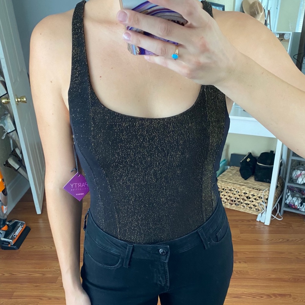 Black & Gold Bodysuit